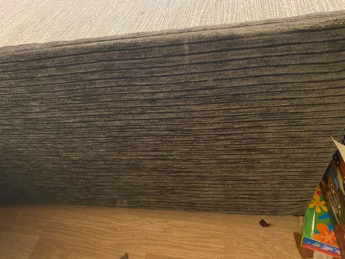 Standard Double bed base and matching faux leather headboard