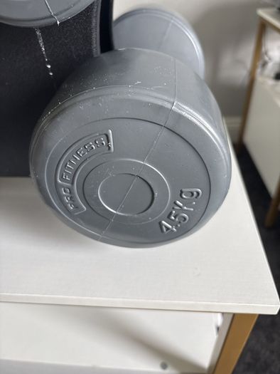 dumbbell set with stand