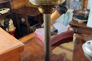 Vintage brass smokers stand