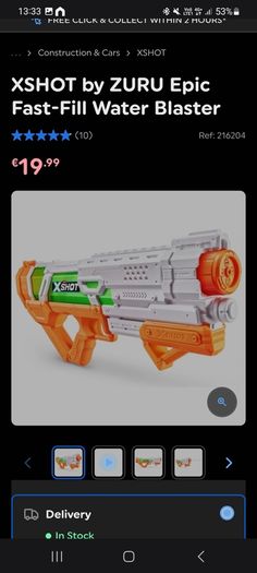 Xshot water gun