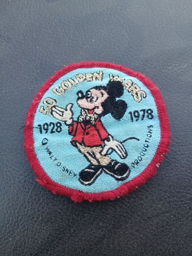 Mickey Mouse patch, 1978