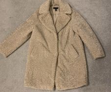 new look coat teddy bear