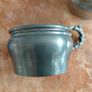 Antique Seltmann Weiden Bavaria set of 6 espresso cups with pewter holders Image 3
