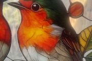2 Robins Suncatcher