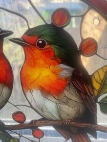 2 Robins Suncatcher