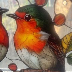 2 Robins Suncatcher