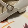 White occasion communion shoes Image 4