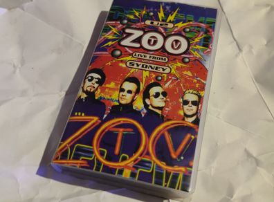 U2 ZOO TV Live From Sydney Video Cassette