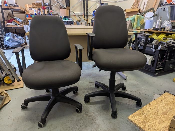 office desk and chairs