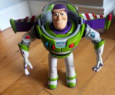 Buzz Lightyear action figure with sounds