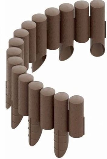 2.3m Very Strong Garden Fence Lawn Edging Boarder Edge Palisade Fencing Plastic