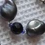 Natural pearls gold stone necklace Image 6