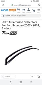 wind deflectors mondeo mk 4