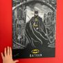 Large Handmade Batman Canvas Painting - One of a Kind and Signed Image 3