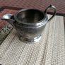 silver/pewter jug and sugarbowl Image 2