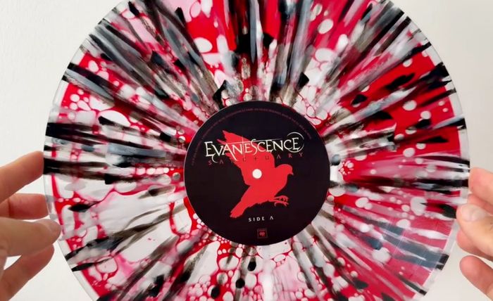Evanescence - Sanctuary limited edition liquid filled vinyl LP