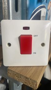 32A 1 Gang DP Switch with Neon