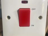 32A 1 Gang DP Switch with Neon