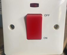 32A 1 Gang DP Switch with Neon