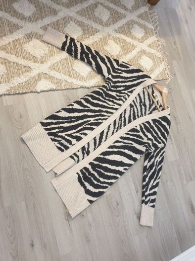 Animal Print Cardigan Size Small