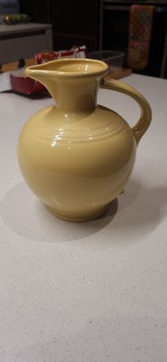 Vintage Fiesta Ware Yellow Jug