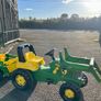 John Deere Tractor with Loader and Trailor Image 3