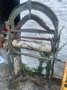 Antique clothes mangler