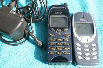 Vintage Nokia 6150 SAT and 3310