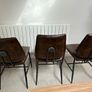 Dining table bench and chairs Image 6