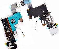 Charging Port Dock Headphone Jack Flex Cable For iPhone 6S WHITE-#130838