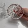 Galway Crystal Ashford 4" Candlestick Pair Image 4
