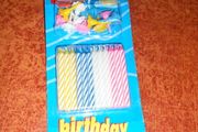 Pkt. of Birthday Candles &amp; Holders for Sale