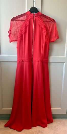 Red party dress