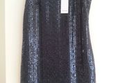 Navy Sequin Dress
