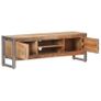 TV Cabinet 120x30x40 cm Rough Mango Wood Image 5