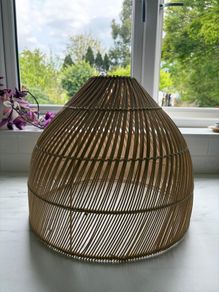 Rattan Made.com lampshade