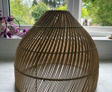 Rattan Made.com lampshade