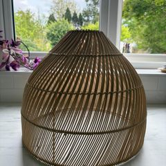 Rattan Made.com lampshade