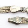 Vintage 925 Sterling Silver Italian Twisted Herringbone Chain Image 3