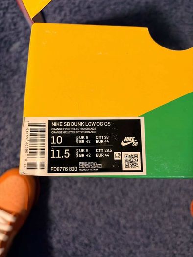 Nike SB Orange lobster