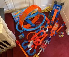 hot wheels: mega set bundle includes 7 HotWheels sets