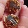 Vintage Knot Clip-On Earrings. Image 3
