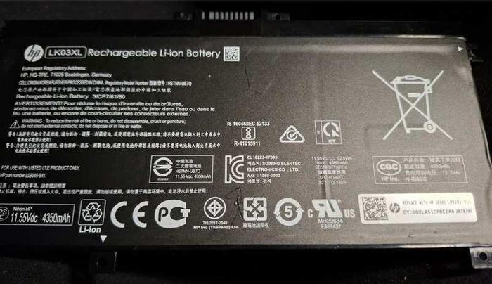 HP Laptop`s Battery LK03XL