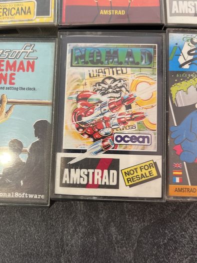 Vintage Amstrad CPC 464 Cassette Game Job Lot (8 Tapes - Bundle)