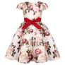New Girls Flower Elegant Princess Party Birthday Wedding Dress Size 9-10yrs Image 2