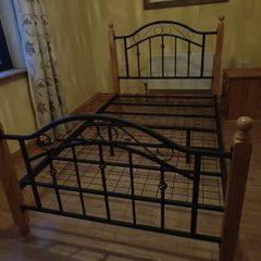 Small double bed
