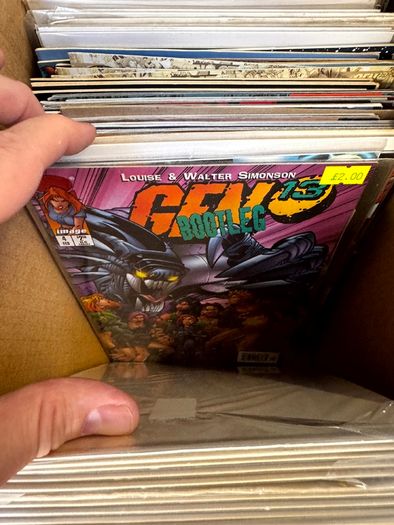 Image & Top Cow Long Comic Box w 320 comics for Sale