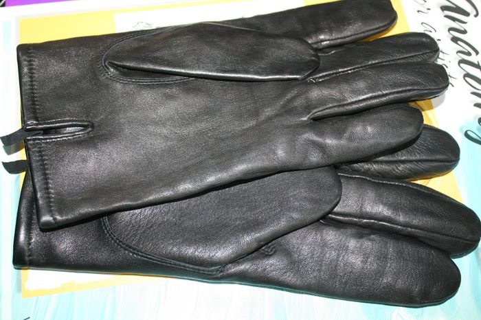 Men's Designer Genuine Leather Winter Warm Driving Gloves
