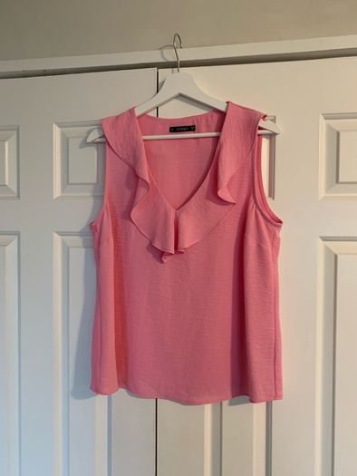Dunnes Stores Pink Ruffle Top