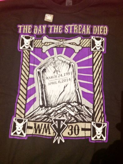 WWE Undertaker Streak T-Shirt